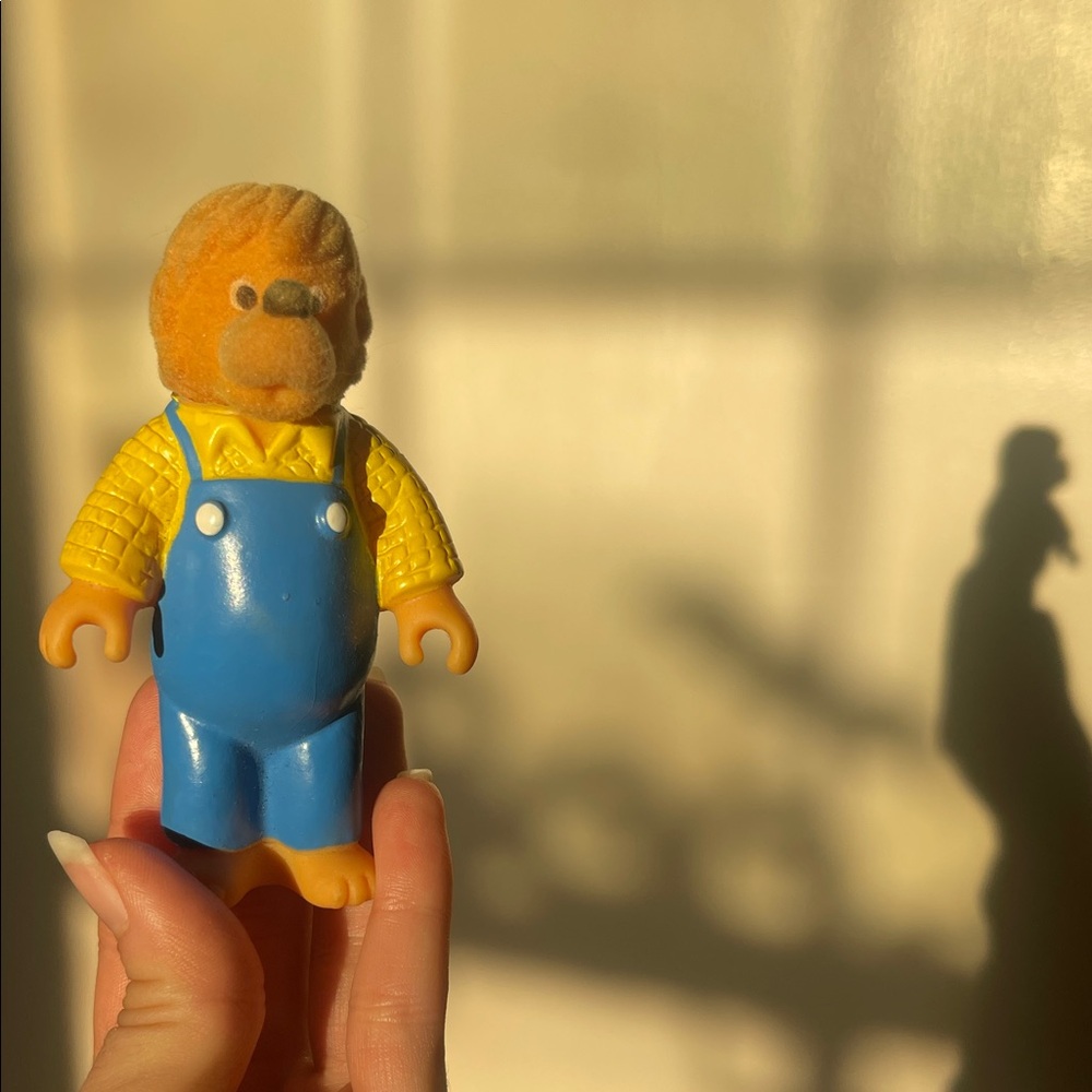 1986 Vintage Berenstain Bears Papa Bear Action Figure